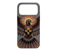 Carcasa para iPhone 17 Pro MAX Thunderbird Nativo Americano Mitología Southwest Bird Zia
