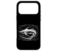 Carcasa para iPhone 17 Pro MAX Tiburon Zorro Pelagico Line Art Pez