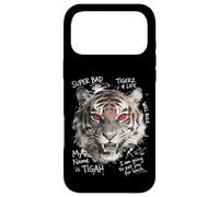 Carcasa para iPhone 17 Pro MAX Tigre Ojos Rojos Mirada Furiosa Estilo Callejero Vibraciones