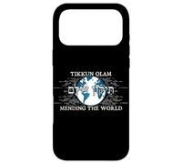 Carcasa para iPhone 17 Pro MAX Tikkun Olam Sanando el Mundo Judaísmo Vintage
