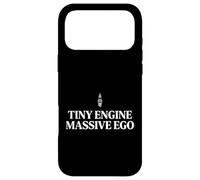 Carcasa para iPhone 17 Pro MAX Tiny Engine Massive Ego Entusiasta de los Coches compactos
