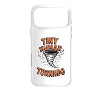 Carcasa para iPhone 17 Pro MAX Tiny Human Tornado Parent Life Funny Toddler Boy