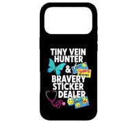 Carcasa para iPhone 17 Pro MAX Tiny Vein Hunter Bravery Sticker Dealer Pediatric Nurse