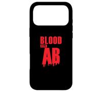 Carcasa para iPhone 17 Pro MAX Tipo de Sangre AB Factor Rhesus Grupo sanguíneo Corazón