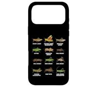 Carcasa para iPhone 17 Pro MAX Tipos de Saltamontes y grillos Entomología Educativa