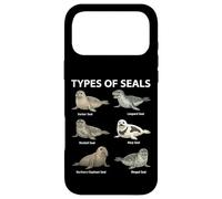 Carcasa para iPhone 17 Pro MAX Tipos De Sellos Gráfico Biología Marina Animales Oceánicos Diagrama