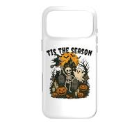 Carcasa para iPhone 17 Pro MAX Tis The Season Halloween Skeleton Ghost Vibes Men Women