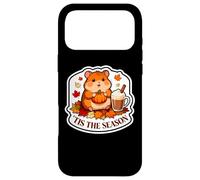 Carcasa para iPhone 17 Pro MAX Tis The Season Hámster Otoño Otoño Calabaza Especias Hojas