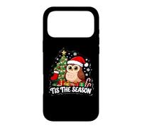 Carcasa para iPhone 17 Pro MAX Tis The Season Owl Lover Árbol de Navidad Festivo Navidad Navidad