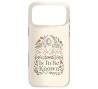 Carcasa para iPhone 17 Pro MAX To Be Loved Is To Be Known Retro Vintage Love Cita 1