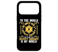 Carcasa para iPhone 17 Pro MAX To The World My Son Is Just A Adjunto Sheriff - Mamá Orgullosa