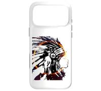 Carcasa para iPhone 17 Pro MAX Tocado Eclipse Arte Tradicional Indio Nativo Americano