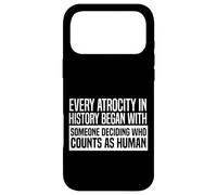 Carcasa para iPhone 17 Pro MAX Todas Las atrocidades de la Historia Activista de Derechos Humanos Gráfico