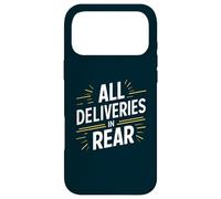 Carcasa para iPhone 17 Pro MAX Todas Las ENTREGAS EN LA Parte Trasera Funny Delivery Zone Drop-Off Signage