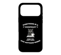 Carcasa para iPhone 17 Pro MAX Todo es una conspiración Cuando no Sabes Nada Gato