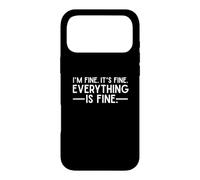 Carcasa para iPhone 17 Pro MAX Todo está Bien y Estoy Bien he Dicho Que es Buena Cita Divertida