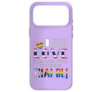 Carcasa para iPhone 17 Pro MAX Todo lo Que sé sobre el Amor lo aprendí Viendo Thai BL!