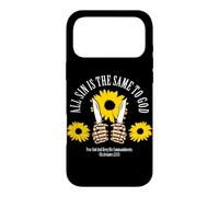 Carcasa para iPhone 17 Pro MAX Todo Pecado Es Igual Ante Dios Diseño de Girasol