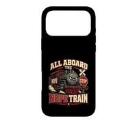 Carcasa para iPhone 17 Pro MAX Todos a Bordo del Tren Nope Funny Sarcastic
