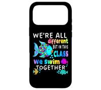 Carcasa para iPhone 17 Pro MAX Todos Somos Diferentes Pero nadamos Juntos Maestro de Primaria