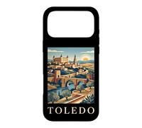 Carcasa para iPhone 17 Pro MAX Toledo España Ciudad Histórica Puesta del Sol Arte Escéni