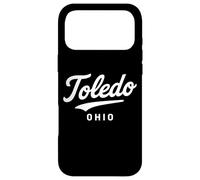 Carcasa para iPhone 17 Pro MAX Toledo Ohio City Retro State River Architecture 419 567 Área