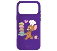 Carcasa para iPhone 17 Pro MAX Tom and Jerry Macaron Love