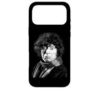Carcasa para iPhone 17 Pro MAX Tom Baker Scared Expression Doctor Who Negro & Blanco