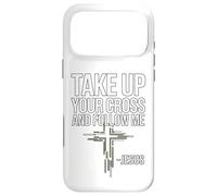 Carcasa para iPhone 17 Pro MAX Toma tu Cruz y sígueme: Jesús