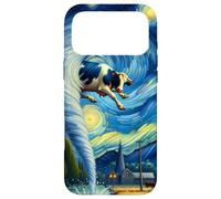Carcasa para iPhone 17 Pro MAX Tornado, tormenta Persiguiendo la Noche Estrellada de Van Gogh
