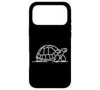 Carcasa para iPhone 17 Pro MAX Tortuga Arte Lineal Fauna Ilustración Animal