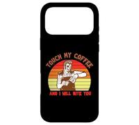 Carcasa para iPhone 17 Pro MAX Touch My Coffee and I Will Bite You Baristas Coffee Lover