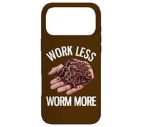 Carcasa para iPhone 17 Pro MAX Trabajar Menos Gusanos Más Divertido Cultivo de Gusanos