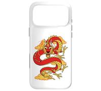 Carcasa para iPhone 17 Pro MAX Traditional Zodiac Lucky Red Oriental Chinese Dragon