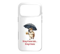 Carcasa para iPhone 17 Pro MAX Tráelo a casa Muchachos Bulldog británico Bebiendo Cerveza