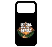 Carcasa para iPhone 17 Pro MAX Trail Running Mountain Runner Eat Dirt Run Fast Repeat