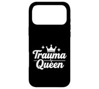 Carcasa para iPhone 17 Pro MAX Trauma Queen Nurse Life, Divertido diseño de Guion médico