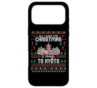 Carcasa para iPhone 17 Pro MAX Travel To Kyoto Japón Pagoda Christmas Ugly Xmas Sweater