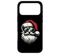 Carcasa para iPhone 17 Pro MAX Trendy Santa Claus Hat with Beard and Shades for Christmas