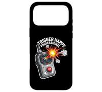 Carcasa para iPhone 17 Pro MAX Trigger Happy Professional Funny Remote Fire Button