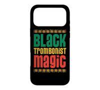 Carcasa para iPhone 17 Pro MAX Trombonista Negro Magia Estilo Tribal Africano Negro Orgulloso
