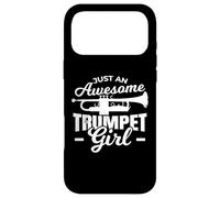 Carcasa para iPhone 17 Pro MAX Trompeta Niña Trompetista Instrumento de Metal