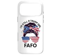 Carcasa para iPhone 17 Pro MAX Trump Fafo US Flag,F Around Find out I'm Still a Trump Girl
