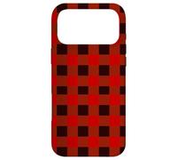 Carcasa para iPhone 17 Pro MAX Trust Me I'm a Lumberjack Red Checked Pattern Design Graphic
