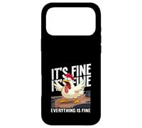 Carcasa para iPhone 17 Pro MAX TS Bien Todo Está Bien Gritando Pollo Chaos Meme