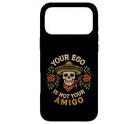Carcasa para iPhone 17 Pro MAX Tu Ego no es tu Amigo Sombrero Calavera Arte Popular