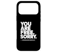 Carcasa para iPhone 17 Pro MAX Tu Eres Libre Kierkegaard (Básicamente)