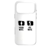 Carcasa para iPhone 17 Pro MAX Tu Esposa mi Esposa Trompeta Marido Divertido trompetista