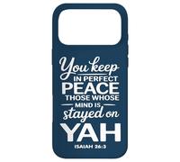Carcasa para iPhone 17 Pro MAX Tú mantienes Paz a Aquellos cuya Mente se ha quedado en YAH