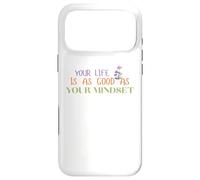 Carcasa para iPhone 17 Pro MAX Tu Vida es Tan Buena como tu mentalidad Jardín de los
